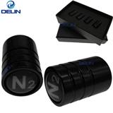 Multicolor Aluminum alloy Air Dust Cover Caps with custom car logo gift box Wheel Tire Rim Valve Stem Caps