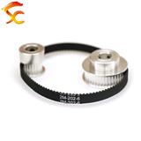 202-GT2-6mm,Timing Belt Pulley GT2 40 teeth 20 tooth Reduction 2:1/1:2 3D printer accessories belt width 6mm,Bore 8&8