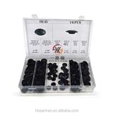 HE45 Customized Auto Clips And Plastic Fasteners 141pcs