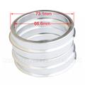 ID 66.6 mm OD 73.1 mm High Quality Aluminum Car Wheel Spacer Hub Centric Rings