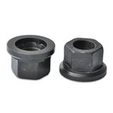 black open end wheel nut with separating washer lug nut