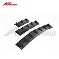 ABS Plastic Universal Car Body Black Rear Bumper Lip Chassis Diffuser Spoiler