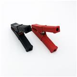 rubber alligator clip 100A battery clamp red black
