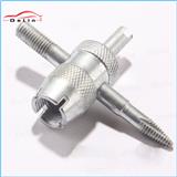 DeLin 4 IN 1 Tire repair Cores Remover installer tools four way valve repair tool