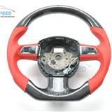 Customized Carbon Fiber Steering Wheel multifunction steering wheel For Audi A5