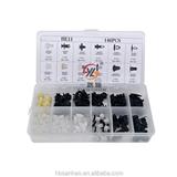 146pcs Door trim panel clips retainers fasteners rivets car wheels HE11
