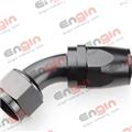 AN10 10AN 45D swivel hose end super finish