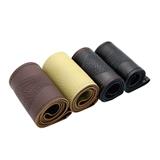 Embossing Hand Sewing Diy Car Steering Wheel Cover With Needle And Thread Genuine Leather Accessories