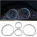 Car accessories interior decorative Chrome Speedometer Gauge Dial dashboard Ring decoration Bezel Trim for  BMW 3 Series E46 M3