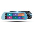 Android car dash camera reverse mirror car DVR dual camera 4G wifi support GPS navigation App