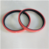 240L timing belt with red rubber coated