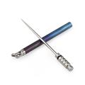 Titanium Outdoor EDC Toothpick Bottle Fruit Fork Camping Tool Toothpick-holder