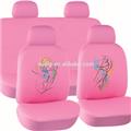HY-L3011 Pink Design Car Seat Cover Full Set Fashinal and Simple Design Sale in Sets Leather Mesh PVC