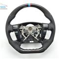 Customized flat bottom sport Car Carbon Fiber Steering Wheel For Reiz