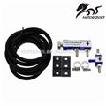 NEW UNIVERSAL ADJUSTABLE MANUAL TURBO BOOST CONTROLLER KIT Turbocharger with 1meter hose BLACK BLUE