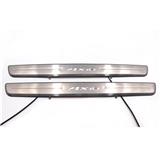 New Interior accessories OEM Type Stainless Steel ABS Plastic  LED Door Sill Scuff Plate For Aqua 2014