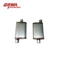 SS409 small stainless steel valve muffler exhaust muffler tips