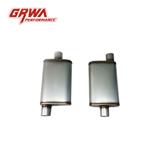 SS409 small stainless steel valve muffler exhaust muffler tips