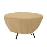Stackable outdoor waterproof small round table cover