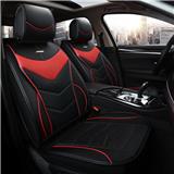 Sports style red leather car seat cover