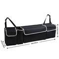 Car Accessories Car Organizer Trunk Collapsible Toys Food Storage Truck Cargo Container Bags Box Black Car Stowing Tidying New