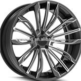 Monoblock forged wheels rims 18 inch with black machine face