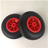 High quality 10' PU foam rubber wheels Beach solid Wheel for beach cart