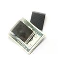 Free shipping carbon fiber wallet with money clip cash mens wallet