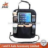 Tablet holder multi pocket car seat back organizer for kids