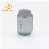 good quality long hex nut,round coupling nut,silvery white of locking nut