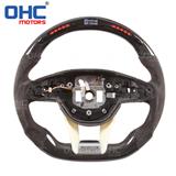 Led Carbon Fiber Smart  Steering Wheel Compatible With Mercedes OHC MOTORS