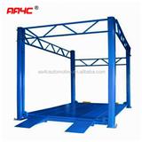 5M height cross floor 4 post lift with full platform