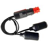MX 1 to 2 Car Cigarette Lighter 2 Way Waterproof Socket Splitter 12V or 24V Power Charger Adapter