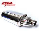 Forklift muffler diesel engine vacuum exhaust silencer valve cutout