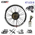 Free Shipping Japan Russia Indonesia color LCD display 36V 350w ebike kit Rear Motor Wheel Brushless electric bicycle kit e-bike