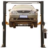 Overhead 8 fold profile column 4.5T dual points manual release hydraulic 2 post car lift