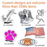 Automotive wholesale 3D plastic ABS chrome auto logo badge make your own unique custom car emblem