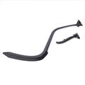 ABS Matte carbon fiber color Middle Console S Shape Cover InteriorTrim For  Camry XV70 2018