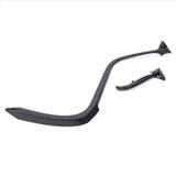 ABS Matte carbon fiber color Middle Console S Shape Cover InteriorTrim For  Camry XV70 2018