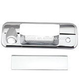For 2007-2013 Tundra ABS Chrome Tailgate Handle Cover W/ Key Hole, W/ Camera Hole 2PC