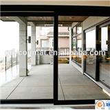 Doulbe glazed glass sliding door, lifting and sliding glass door
