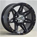 popular black SUV car alloy wheels 15 inch 16 inch 6 x 139.7 aluminum rims for sale