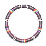Colorful plaid printing steering wheel cover leather car steering accessories auto wheels covers protector case universal size