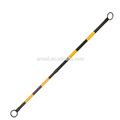 Yellow and Black Plastic Traffic Cone Connecting Rod for Controling Crowds