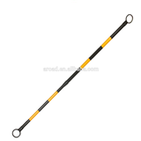 Yellow and Black Plastic Traffic Cone Connecting Rod for Controling Crowds
