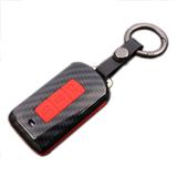 Carbon Silicone Car key fob cover case protect For Mitsubishi Colt Outlander 2016 Lancer 10 Pajero Sport ASX RVR L200 Car style