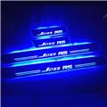 illuminated flexible PC multi-colors moving led door sill kicking plate for JAZZ RS
