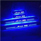 illuminated flexible PC multi-colors moving led door sill kicking plate for JAZZ RS
