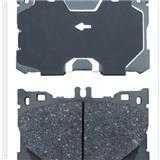 D1871 semi--metallil ceramic brakepad