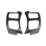 1Pair Carbon Fiber Steering Wheel Button Frame Cover Decoration Sequin Stickers Special For Lexus NX200 300 300H IS300 RC